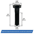Mower Blade Adapter Hex Bolt for MTD Craftsman Troy Built Cub Cadet 710 1044