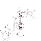 55131A5 18 3532 Thermostat Housing Cover & Gaskets for MerCruiser Closed Cooling