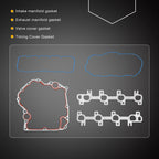 Head Gasket Set With Bolts For 99 To 03 Dodge Ram Durango Grand Cherokee 4.7L