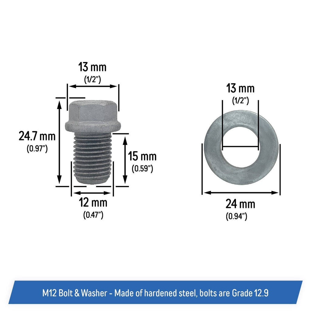 250000615 250000359 Drive Shaft Retaining Bolt Set with Washers for Can-Am ATV