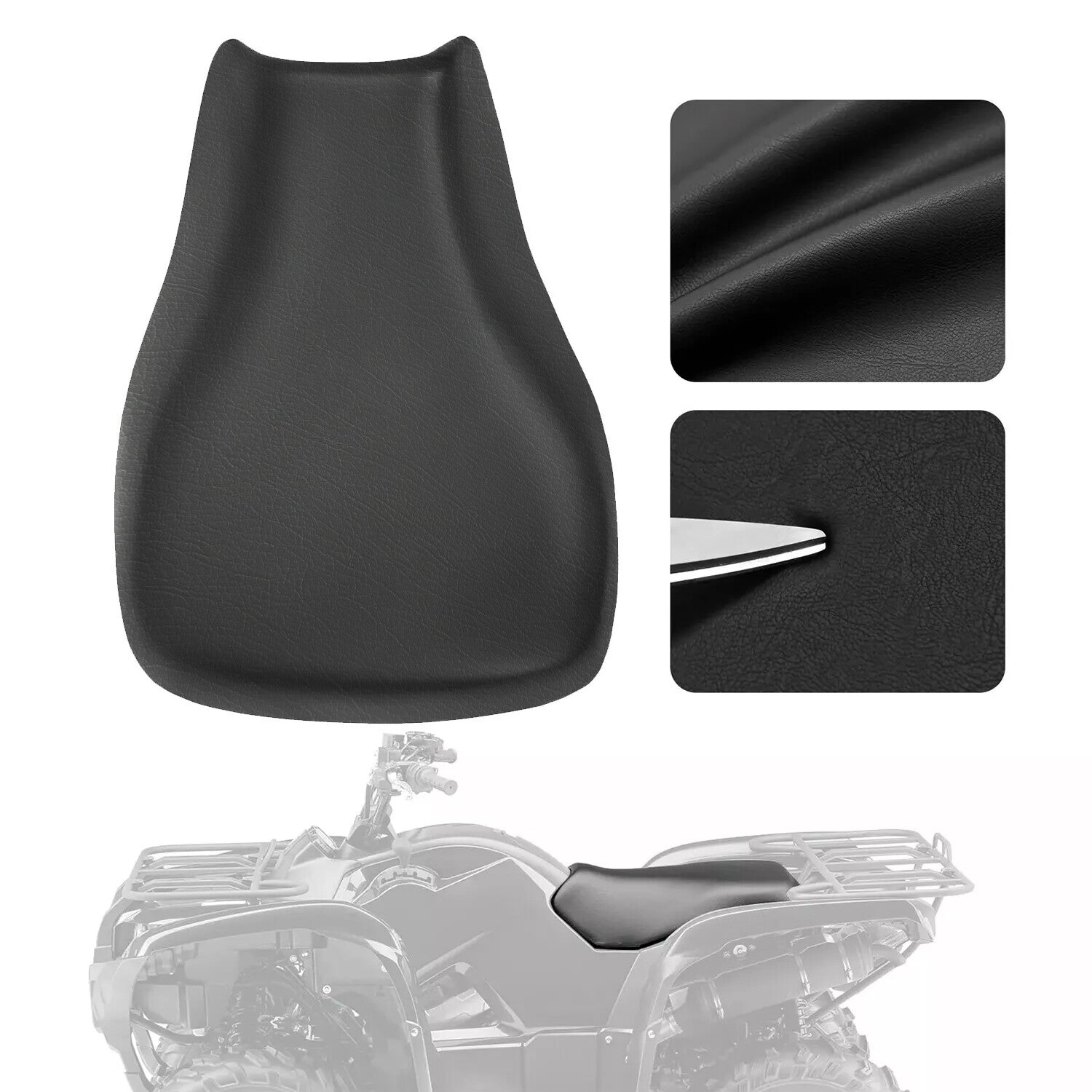 Black Seat Cover for Grizzly 550 2009-2014 Grizzly 700 2012-2015
