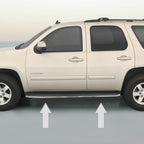Chrome Running Board Trim Molding Package for GMC Yukon Yukon XL 2007 to 2014