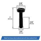 Recoil Starter Screws 503217321 for Husqvarna Chainsaw 340 461 455 Rancher 10 Pack