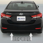 Chrome Rear Bumper Trim for Hyundai Elantra 11 16