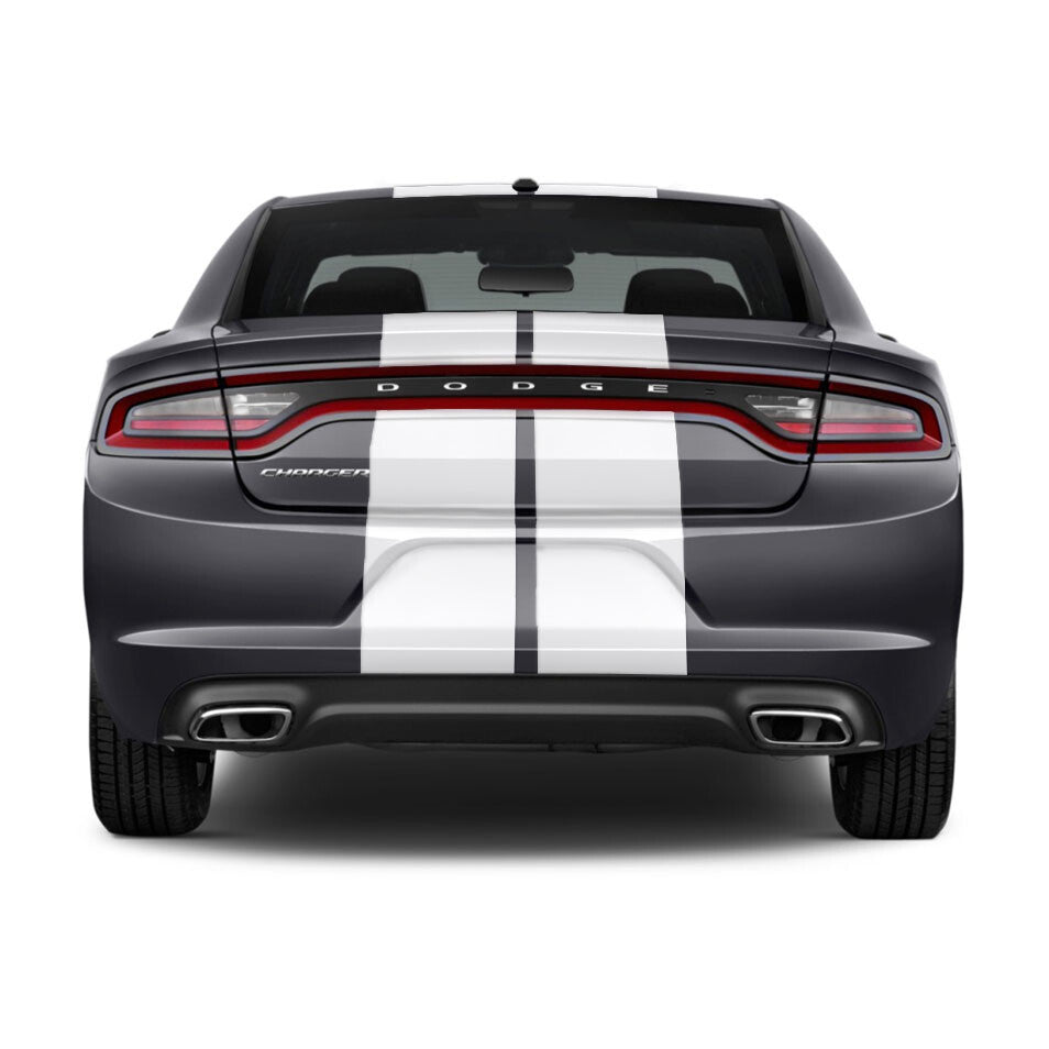 10 Inch Dual Vinyl Rally Stripes Racing Stripe Kit for Dodge Charger
