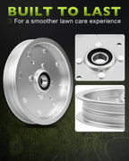 AUC10172 Deck Flat Idler Pulley for John Deere Z335E Z525E Z535M Z535R ZTrak 2X