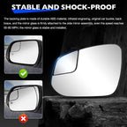Left Right Side Heated Mirror Glass with BLIS for Toyota RAV4 Tacoma 4Runner 13-24
