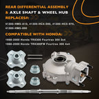 Rear Differential Axle Shaft Wheel Hub Set for Honda TRX300FW Fourtrax 300 88 00