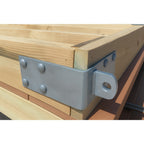 Floating Dock Outside Corner Hinge Plate Male Heavy Duty Galvanized Steel