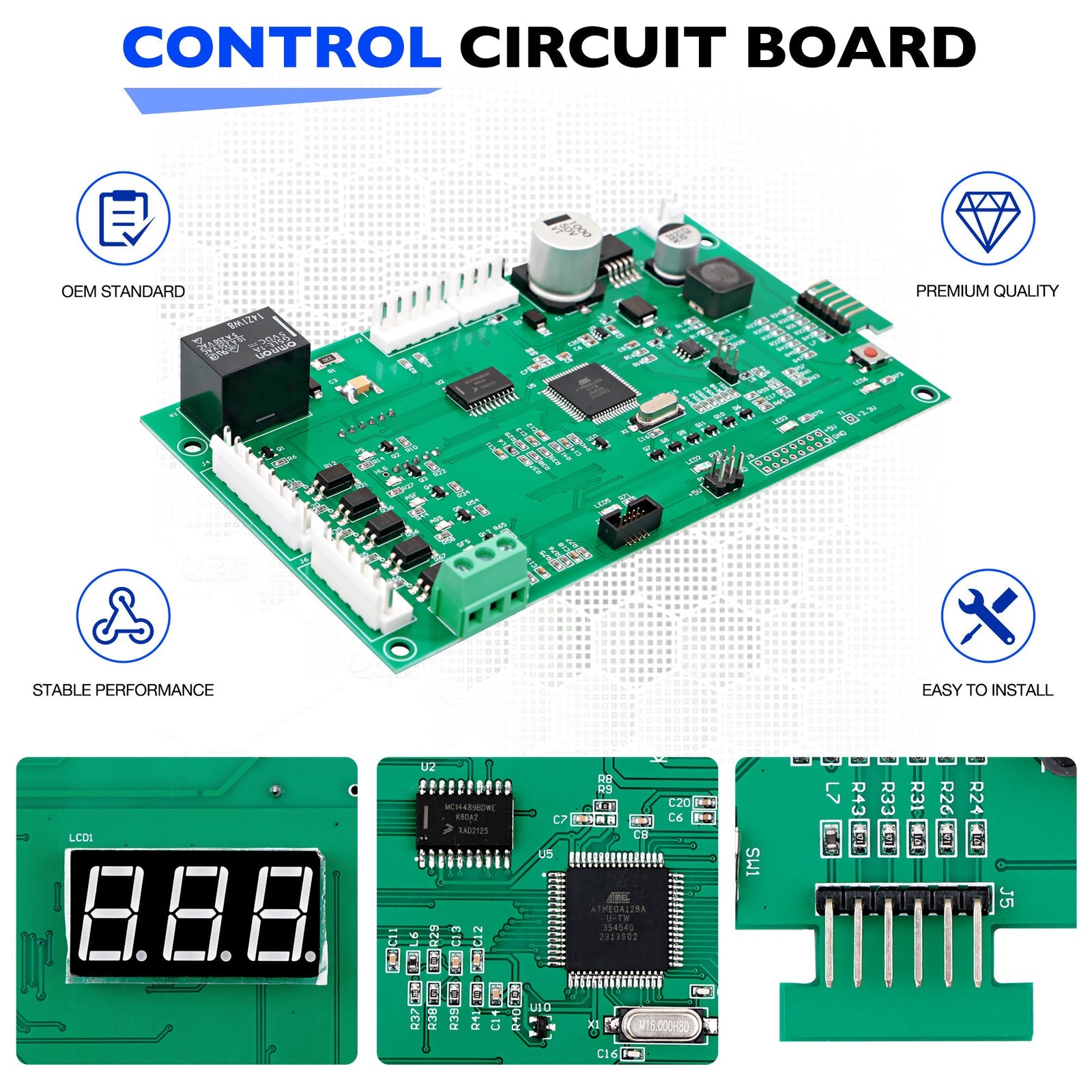 420020007S Pool Heater Control Board Kit For Mastertemp Sta Rite NA LP 461105