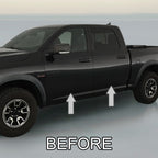 Side Door Rocker Panel Molding Package for Dodge Ram Chrome 09-17