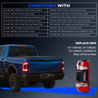 LED Brake Tail Light Lamp Rear Left Driver Side For Dodge Ram 1500 2019 2024