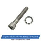 SBF Stainless Steel Intake Manifold Bolt Kit for Ford Small Block 289 302 5.0L