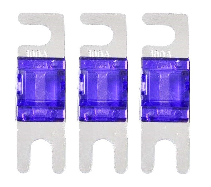 Mini ANL Fuse 100 Amp AFS for Auto Marine Stereo Audio Video 3 Pack