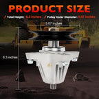 618P09255 Mower Deck Spindle for Cub Cadet XT1 LT50 Troy Bilt Super Bronco 50