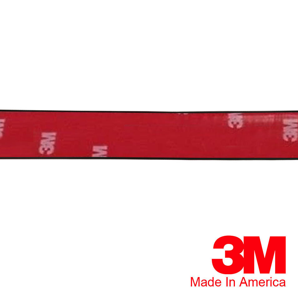 Side Body Trim Molding for Chevy Caprice 7/8 Inch Black and Chrome Vintage Style