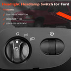 Headlight Switch Without Fog Light for Ford F150 Heritage Expedition 2000 2004
