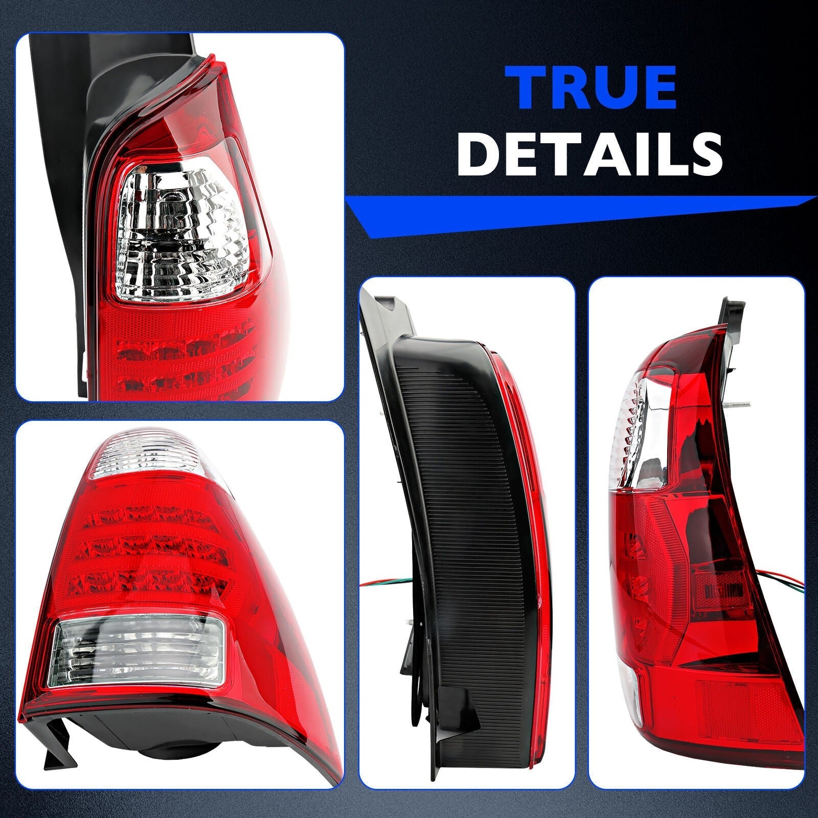 81551-35320 Rear Tail Light Assembly for Toyota 4Runner 2006-2009 Pair