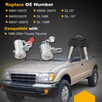 Exterior Interior Tailgate Door Handle Lock Cylinder Key for Toyota Tacoma 95-00