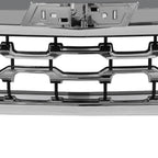Chrome Front Bumper Grille LTZ Style for Chevrolet Silverado 1500 2016 2017 2018