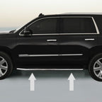 Chrome Running Board Trim Molding Package for 2015 2019 Cadillac Escalade