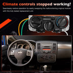 27510EL02A Heater A C Climate Control Module Panel Switch For Nissan Versa 07 11