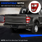 ML3Z13404E Rear Right Side Halogen Tail Light For 2021 2023 Ford F150 XL