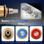 1099XKJKABNF 1100XKJKABNF Ceramic 1/4 Turn Cold and Hot Valve Cartridge Kit