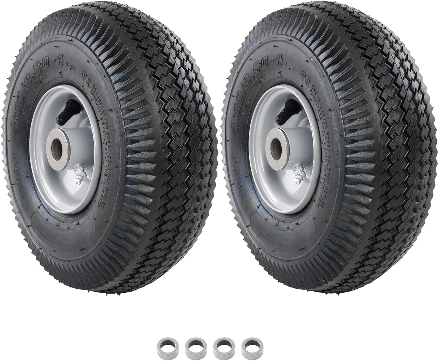 105-3471 Front Wheel & Tire Assy for Toro TimeCutter Exmark Mower 4.10/3.50-4 2x