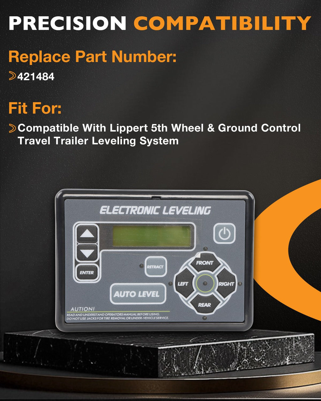 421484 Touchpad Auto Leveling Button For Lippert Leveling System