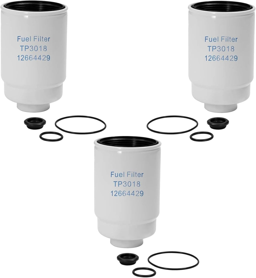 TP3018 Diesel Fuel Filter 6.6 for Chevy Silverado Express GMC Sierra 2500 01 16