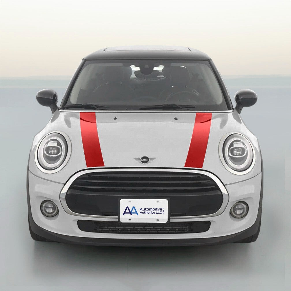 4 Inch Vinyl Bonnet and Boot Rally Stripes Racing Stripe Kit for Mini Cooper