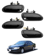 Exterior Door Handles Front Rear for Honda Accord 1998 2002 4 Piece