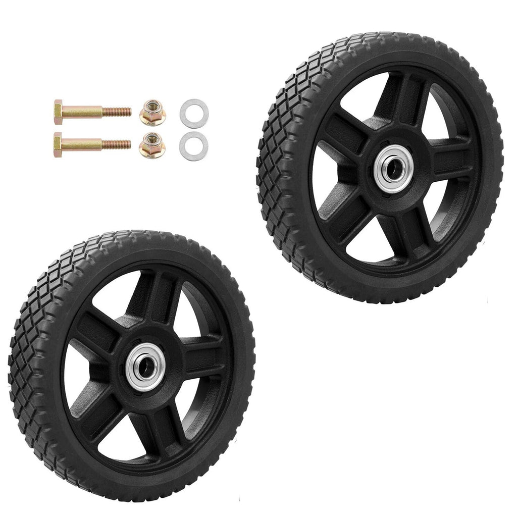 7 Inch Push Lawn Mower Plastic Wheels for Craftsman Generator Garden Tiller 2x