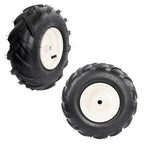 2x 13x5.00 6 Inch Tiller Tire Wheel 3 1/8 Centered Hub for Craftsman Troy Bilt