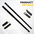Front Weatherstrip Window Moulding Trim Seal Set for Toyota Tacoma 95 04 2 Piece