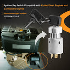 ED0050412740-S Ignition Switch with Keys for Kohler Diesel Lombardini Engines