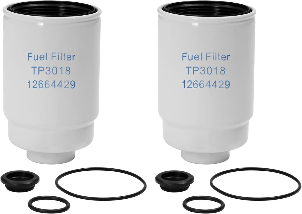 TP3018 6.6L Duramax Engine Fuel Filter Kit for 01 16 Chevy Silverado GMC Sierra