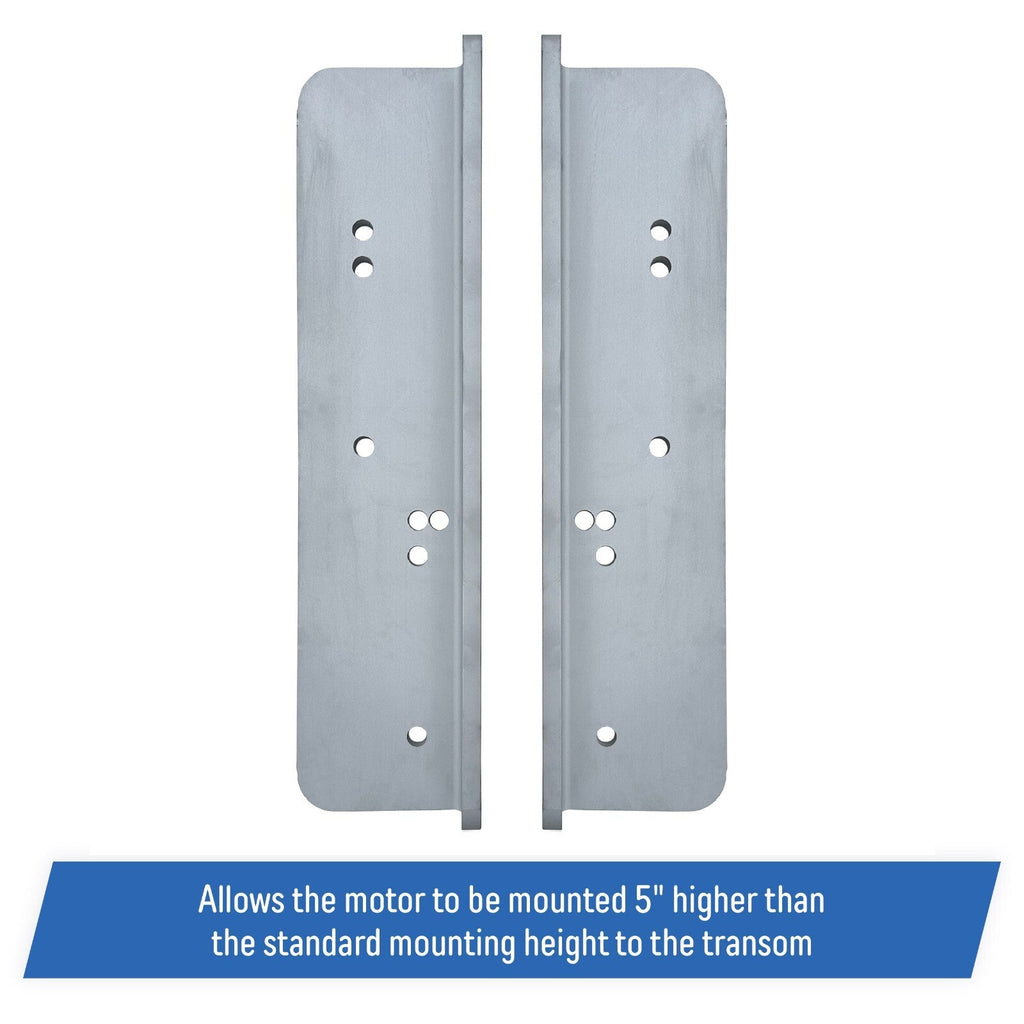 5 Inch Jack Plate Extension Set for Outboard Motor Port and Starboard