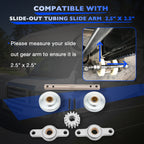 RV Slide Out Gear Box Pack Assembly 2.5 x 2.5 Part 15 Tooth