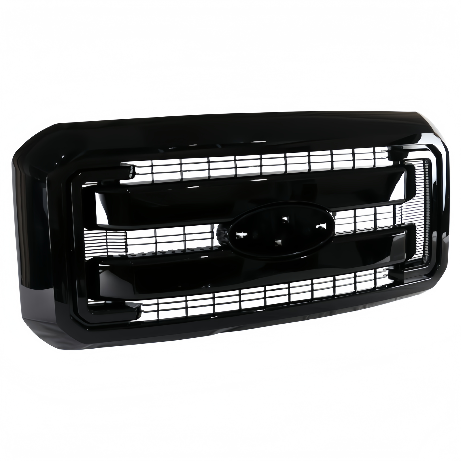 Gloss Black Front Bumper Grille For Ford F250 F350 F450 2011-2016 BC3Z-8200-A