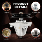 618P09255 Mower Deck Spindle for Cub Cadet XT1 LT50 Troy Bilt Super Bronco 50