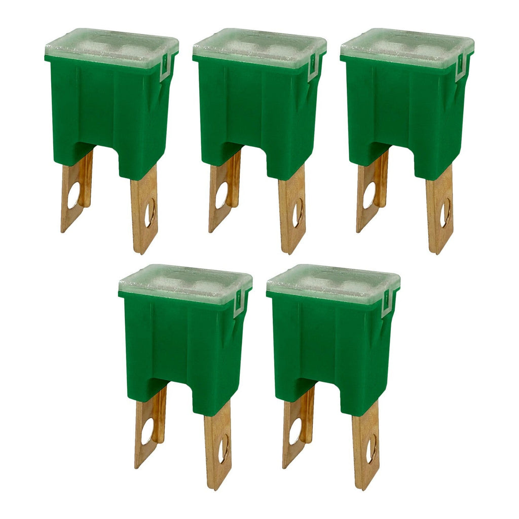 FLM PAL 40A Straight Male Fuse Cartridge Auto Link for Car Truck RV SUV 5 Pack