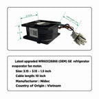 WR60X10356 Refrigerator Fan for GE for Nidec V80E14MS2A3 239D1412P002 13 6V