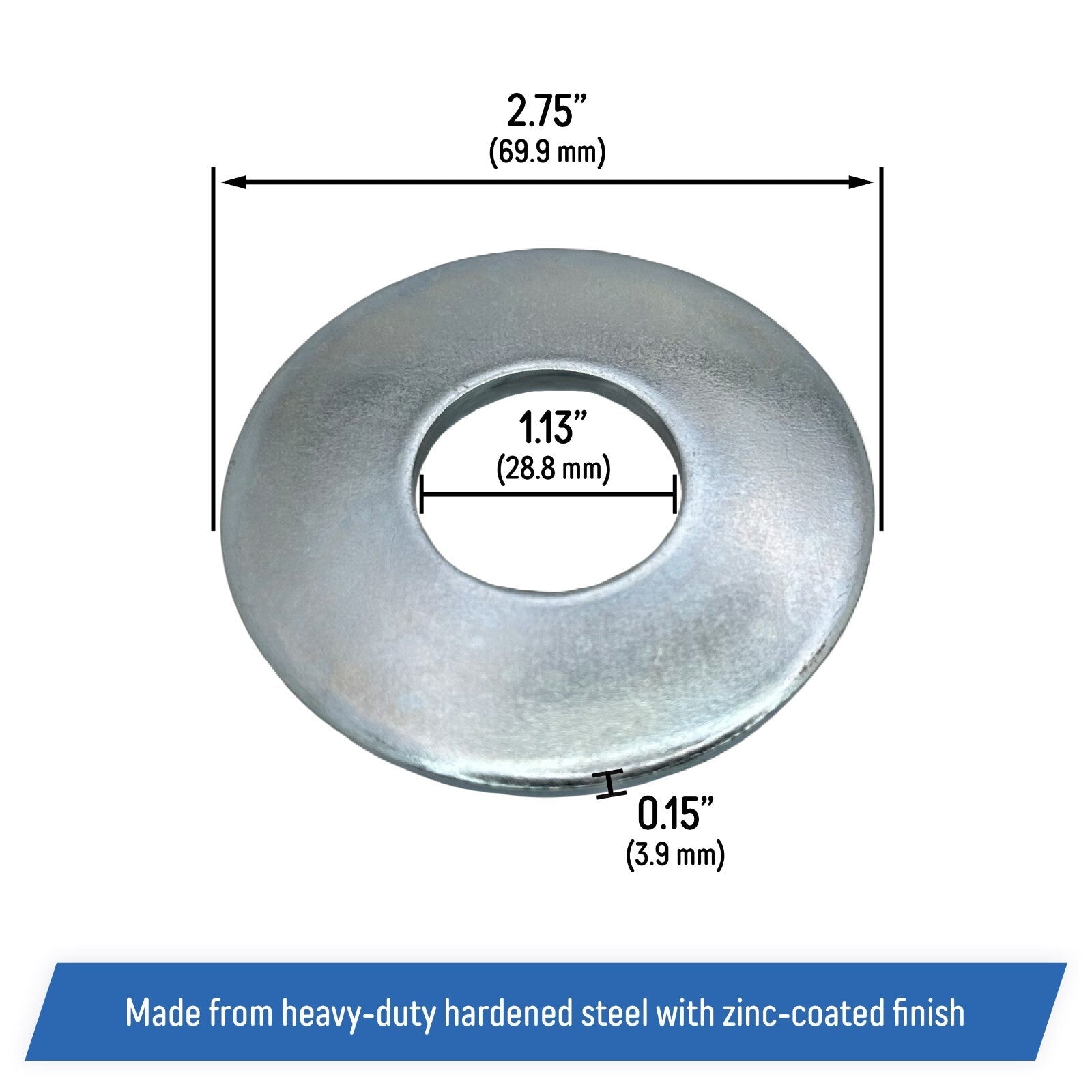 6 Blade Bolt Beveled Washer for Kubota Mowers ZD321 ZD326S K5651 34352
