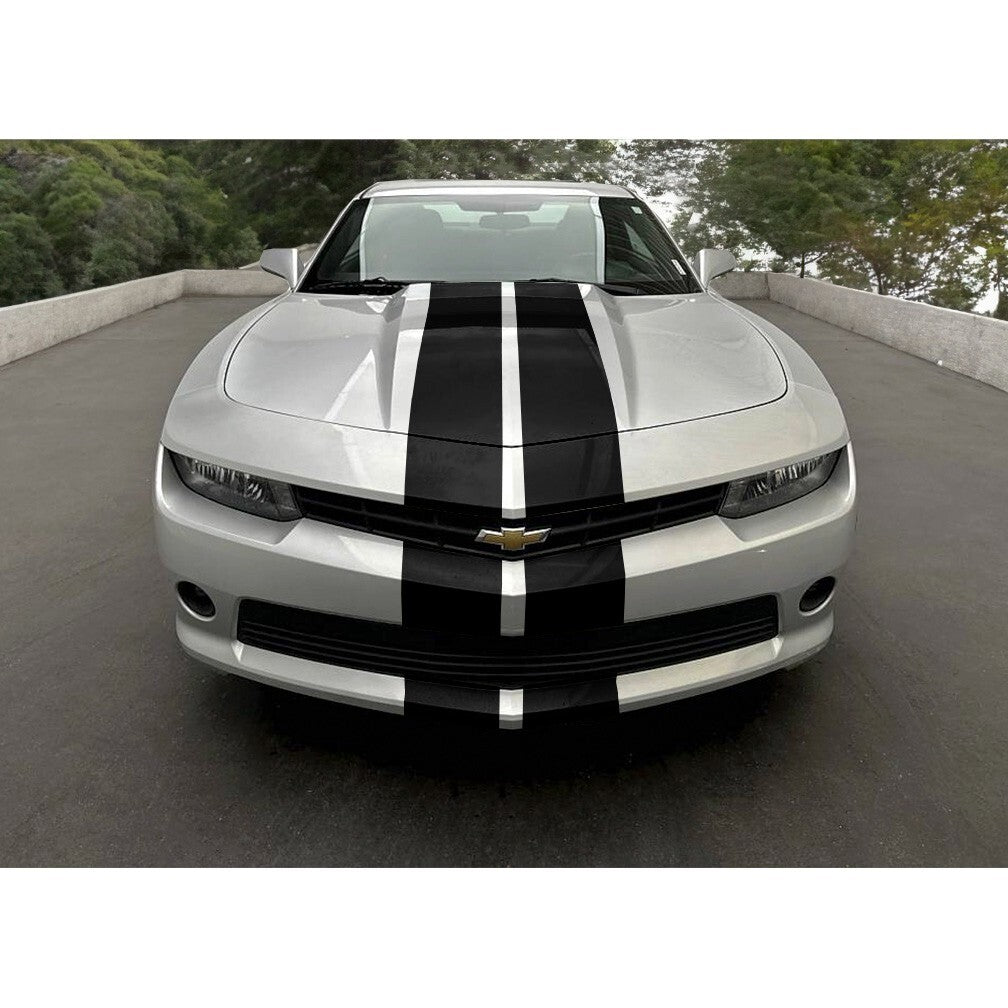 9 Inch Vinyl Rally Stripes Racing Stripe Kit Hood Trunk Roof for Chevy Camaro