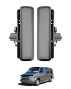 Metal Exterior Door Handle Driver Passenger Side Set For Chevy Astro GMC 85 05