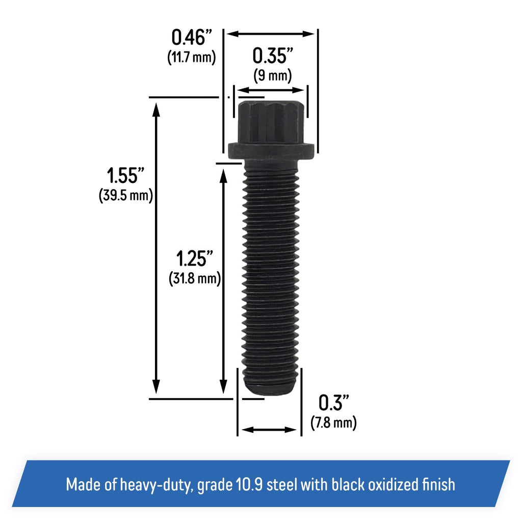 Front Driveshaft to Transfer Case Bolts for Jeep Wrangler Cherokee Grand Dodge
