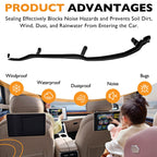 BB5Z7825324B Rear Right Door Weatherstrip Seal For Ford Explorer 2011 To 2019