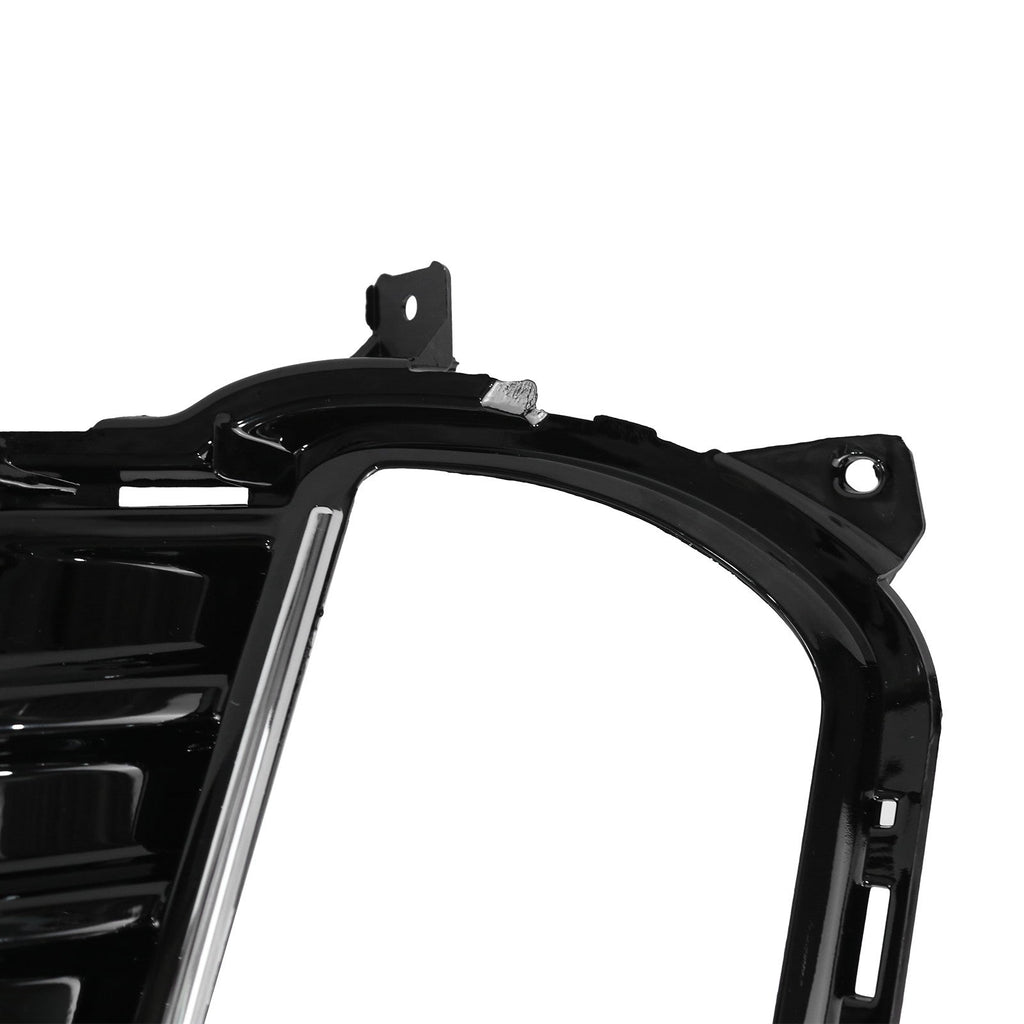 2Pcs Fog Light Cover for Ford Edge 2019-2024 Front Bumper Chrome Trim Bezel